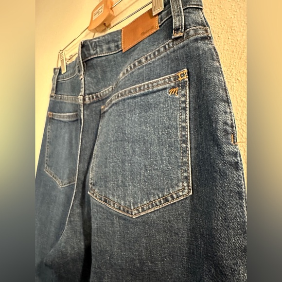 Madewell Tapered Leg High Rise Denim - Picture 5 of 10